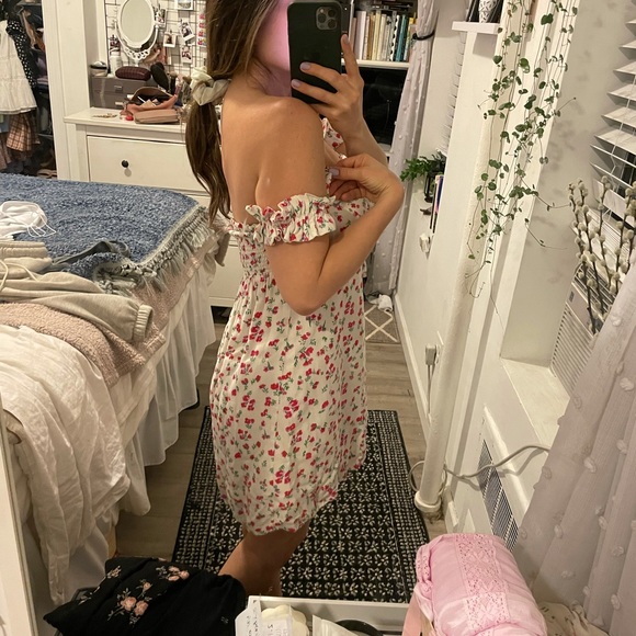 MINKPINK BURMA BLOOM MINI DRESS- XS - Picture 11 of 12